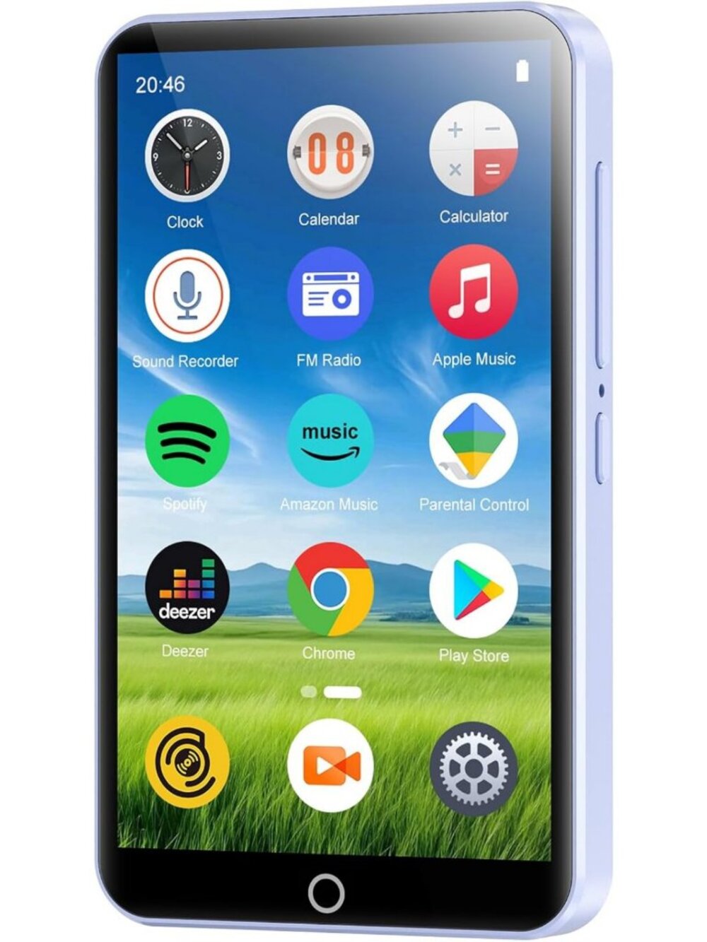 Bluetooth MP3 Player with WiFi, 4" Touch Screen, Camera, 16GB Storage, Spotify